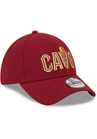 New Era Cleveland Cavaliers Mens Red Secondary Team Classic 39THIRTY Flex Hat