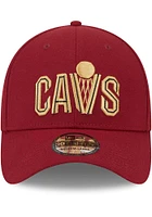 New Era Cleveland Cavaliers Mens Red Secondary Team Classic 39THIRTY Flex Hat