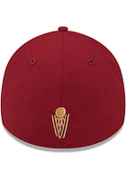 New Era Cleveland Cavaliers Mens Red Secondary Team Classic 39THIRTY Flex Hat