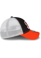 New Era Cincinnati Bengals 940 TRUCKER CINBEN BLK ORG WHT B LOGO Adjustable Hat - Black