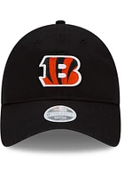 New Era Cincinnati Bengals Black W Core Classic Womens Adjustable Hat