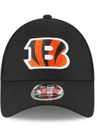 New Era Cincinnati Bengals 940SS DE CINBEN BLACK OC B LOGO Adjustable Hat - Black