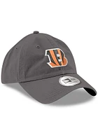 New Era Cincinnati Bengals CSL CL CINBEN GRAPHITE B LOGO Adjustable Hat - Graphite