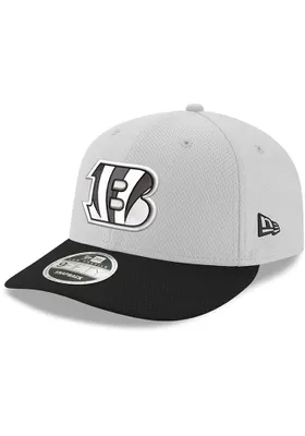 New Era Cincinnati Bengals White LP950 DE CINBEN WHITE BLACK BW B Mens Snapback Hat