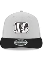 New Era Cincinnati Bengals White LP950 DE CINBEN WHITE BLACK BW B Mens Snapback Hat