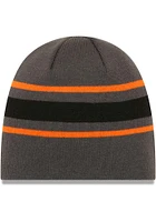 New Era Cincinnati Bengals Graphite KNIT BEANIE CINBEN GRAPHITE TIGER Mens Knit Hat