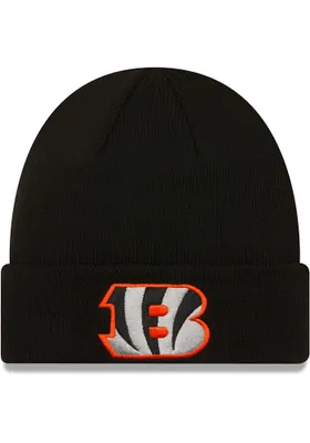 New Era Cincinnati Bengals KNIT CUFF CINBEN B LOGO Mens Knit Hat