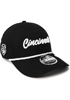 New Era FC Cincinnati Black DL Rope Stretch Snap LP9FIFTY Mens Snapback Hat