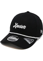 New Era Xavier Musketeers Black DL Rope Stretch Snap LP9FIFTY Mens Snapback Hat