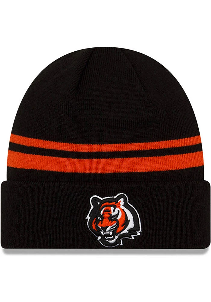 New Era Cincinnati Bengals Black Basic Cuff Mens Knit Hat