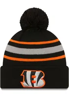 New Era Cincinnati Bengals KNIT POM CINBEN BGO B LOGO Mens Knit Hat