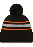 New Era Cincinnati Bengals KNIT POM CINBEN BGO B LOGO Mens Knit Hat