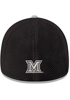 New Era Miami RedHawks Mens Grey 2T Neo 39THIRTY Flex Hat