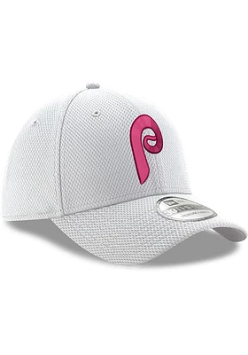 New Era Philadelphia Phillies Mens Retro Diamond 39THIRTY Flex Hat