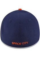 New Era Houston Astros Mens Navy Blue 2021 MLB CITY CONNECT 39THIRTY Flex Hat
