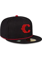 New Era Cincinnati Reds Mens Black 2023 MLB CITY CONNECT 59FIFTY Fitted Hat