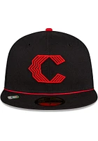 New Era Cincinnati Reds Mens Black 2023 MLB CITY CONNECT 59FIFTY Fitted Hat