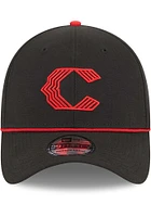 New Era Cincinnati Reds Mens Black 2023 MLB CITY CONNECT 39THIRTY Flex Hat