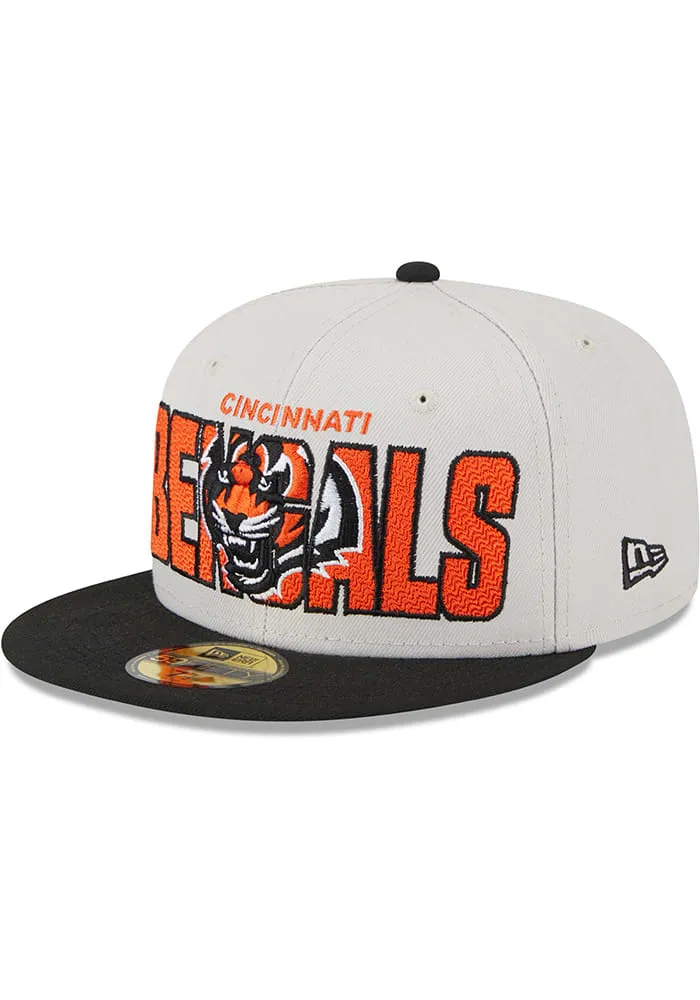 New Era Cincinnati Bengals Mens NFL Draft 59FIFTY Fitted Hat