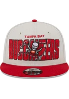 New Era Tampa Bay Buccaneers Ivory 2023 NFL Draft 9FIFTY Mens Snapback Hat