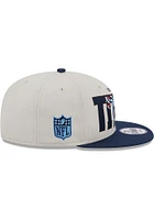 New Era Tennessee Titans Ivory 2023 NFL Draft 9FIFTY Mens Snapback Hat