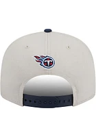 New Era Tennessee Titans Ivory 2023 NFL Draft 9FIFTY Mens Snapback Hat