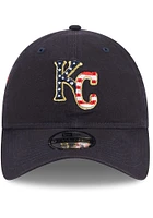New Era Kansas City Royals 2023 4th of July 9TWENTY Adjustable Hat - Navy Blue