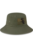 New Era Chicago White Sox Olive 2023 Armed Forces Day Mens Bucket Hat