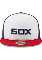 New Era Chicago White Sox Mens Blue 2023 Jackie Robinson Day 59FIFTY Fitted Hat