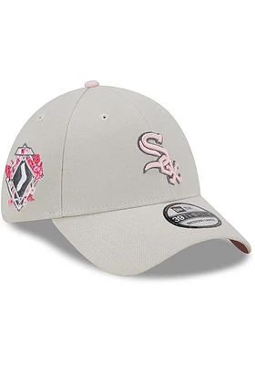 New Era Chicago White Sox Mens Beige 2023 Mothers Day 39THIRTY Flex Hat