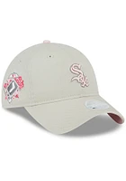 New Era Chicago White Sox Beige 2023 Mothers Day W 9TWENTY Womens Adjustable Hat