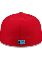 New Era Cincinnati Reds Mens Red Fathers Day 59FIFTY Fitted Hat