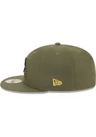 New Era Cincinnati Reds Mens Olive 2023 Armed Forces Day 59FIFTY Fitted Hat