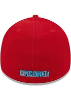 New Era Cincinnati Reds Mens Red Fathers Day 39THIRTY Flex Hat