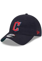 New Era Cleveland Guardians 2023 Fathers Day 9TWENTY Adjustable Hat - Navy Blue