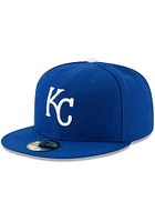 New Era Kansas City Royals Mens Blue 2023 Jackie Robinson Day 59FIFTY Fitted Hat