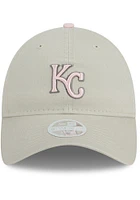 New Era Kansas City Royals Beige 2023 Mothers Day W 9TWENTY Womens Adjustable Hat