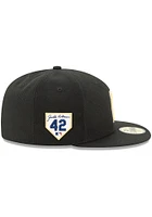 New Era Pittsburgh Pirates Mens Black 2023 Jackie Robinson Day 59FIFTY Fitted Hat