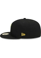 New Era Pittsburgh Pirates Mens Black 2023 Fathers Day 59FIFTY Fitted Hat