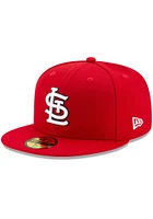 New Era St Louis Cardinals Mens Red 2023 Jackie Robinson Day 59FIFTY Fitted Hat