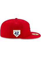 New Era St Louis Cardinals Mens Red 2023 Jackie Robinson Day 59FIFTY Fitted Hat