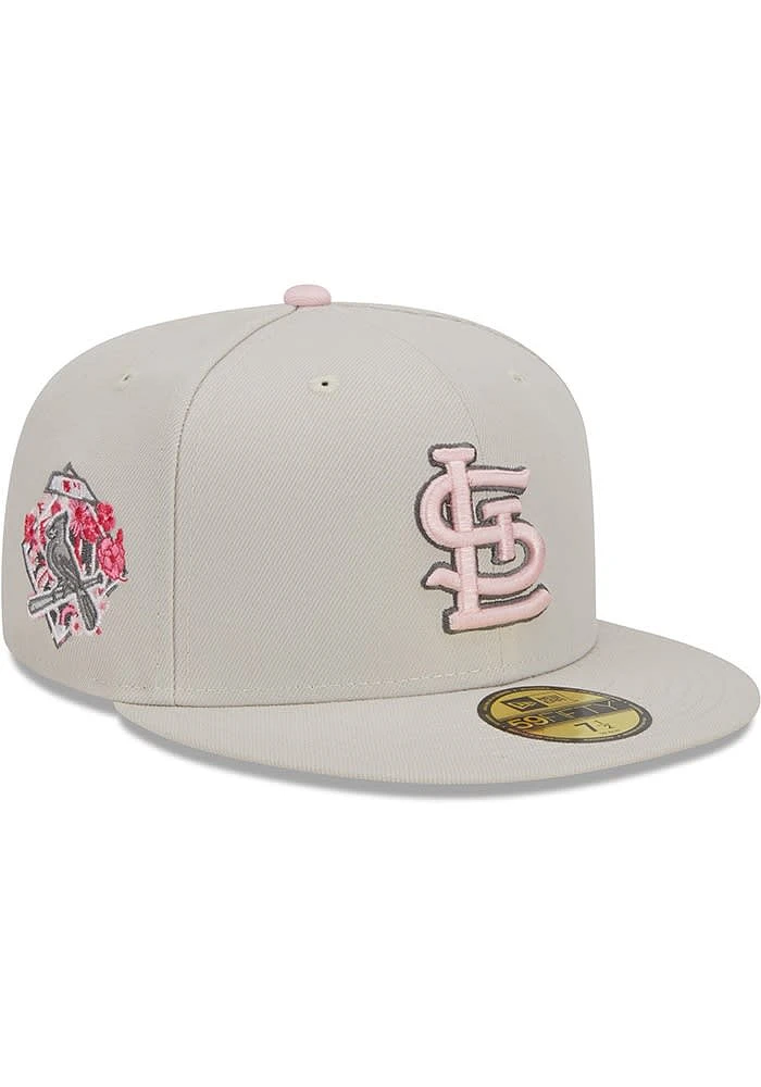 New Era St Louis Cardinals Mens Beige 2023 Mothers Day 59FIFTY Fitted Hat