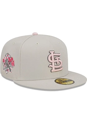 New Era St Louis Cardinals Mens Beige 2023 Mothers Day 59FIFTY Fitted Hat
