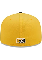 New Era Akron RubberDucks Mens Yellow 2023 Copa 59FIFTY Fitted Hat