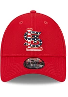 New Era St Louis Cardinals 2023 4th of July 9FORTY Adjustable Hat - Red