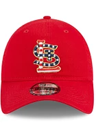 New Era St Louis Cardinals 2023 4th of July 9TWENTY Adjustable Hat - Red