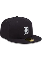 New Era Detroit Tigers Mens Navy Blue Monocamo 59FIFTY Fitted Hat