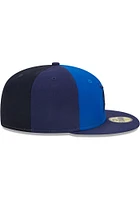New Era Detroit Tigers Mens Blue Tri Tone Team 59FIFTY Fitted Hat