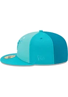 New Era Miami Marlins Mens Green Tri Tone Team 59FIFTY Fitted Hat
