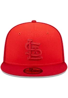 New Era St Louis Cardinals Mens Red Tri Tone Team 59FIFTY Fitted Hat